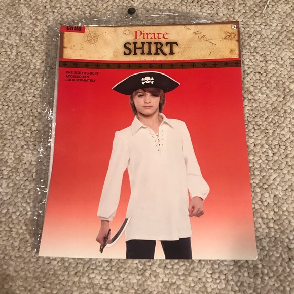 Other - Child’s Pirate shirt worn once. One size fits most
